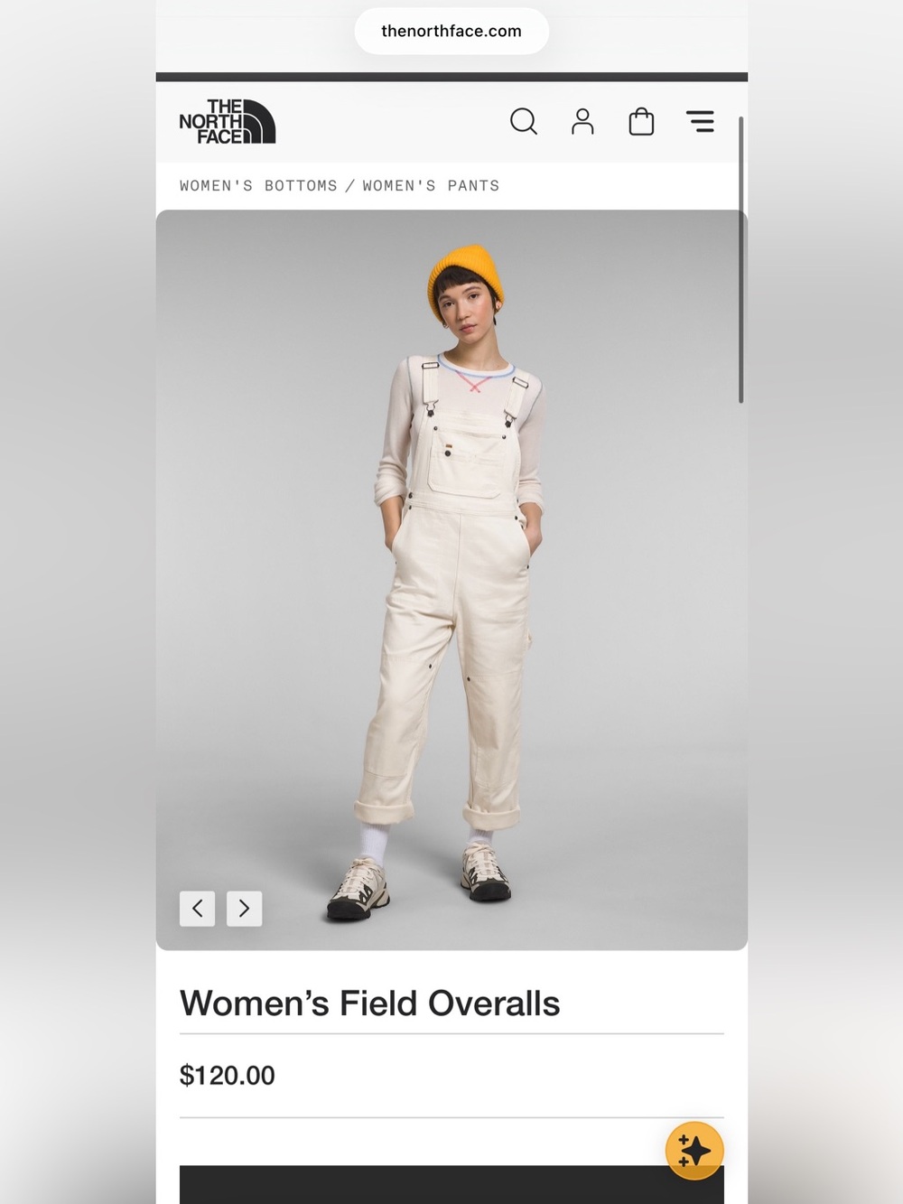 The North Face Women's Field Overalls Relaxed-Fit